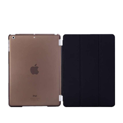 适用苹果平板电脑ipad mini/2/3 mini4 智能保护套 PU简约风皮套 ipad液态硅胶软保护壳