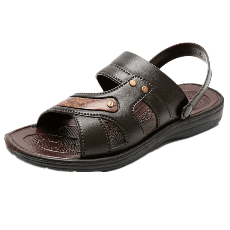 偏小建议大一码2019新款凉鞋时尚凉鞋凉鞋男士沙滩男款凉鞋