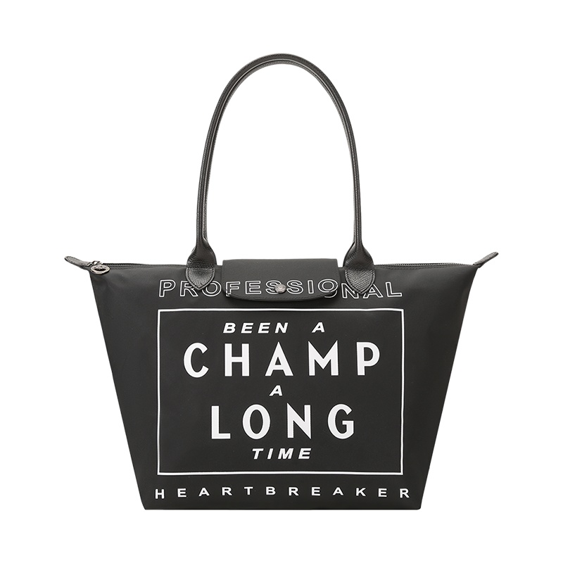 珑骧 LONGCHAMP 女士 LE PLIAGE织物长柄可折叠手提单肩包饺子包大号 1899 EUD