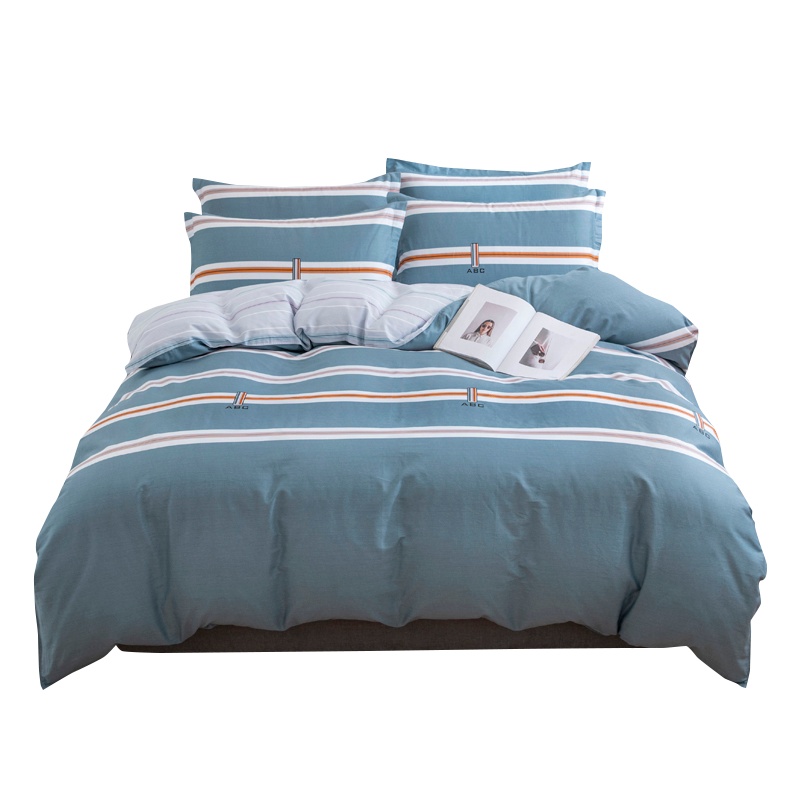 弗切尔珀榕全棉条格四件套时尚系列