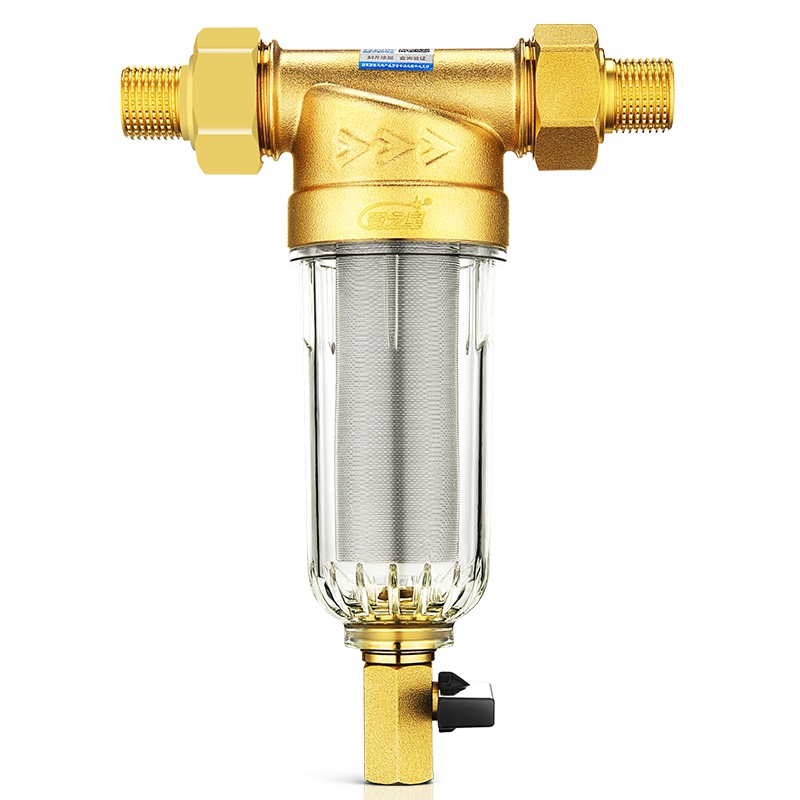 安之星前置过滤器管道前置净水器自来水前置滤水器家用自来水净水器水家电保护神AZX-QZ-05铜可接6分、一寸管