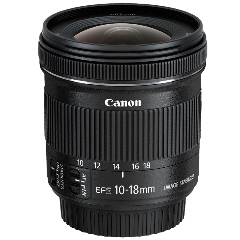 [广角变焦]佳能(Canon)EF-S 10-18mm f/4.5-5.6 IS STM单反镜头佳能卡口67mm滤镜口径
