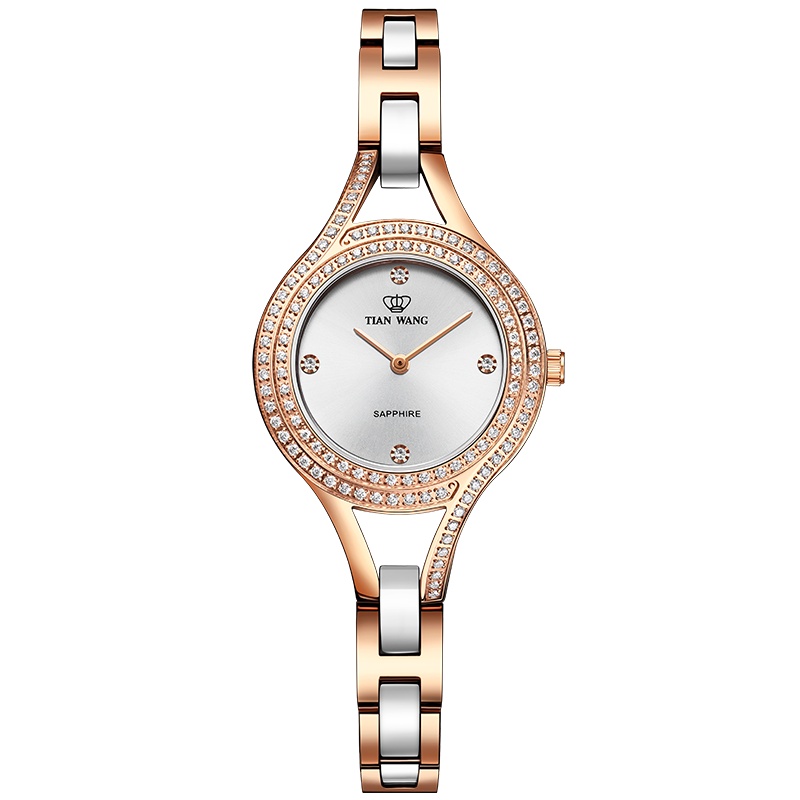 天王表(TIANWANG)手表 MS系列手表陶瓷女表石英表时尚女士腕表新品31048