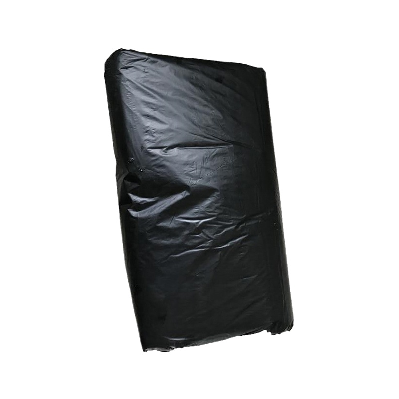 达世界 DASHIJIE 黑色加厚垃圾袋 塑料袋 保洁袋 600mm*800mm 50个