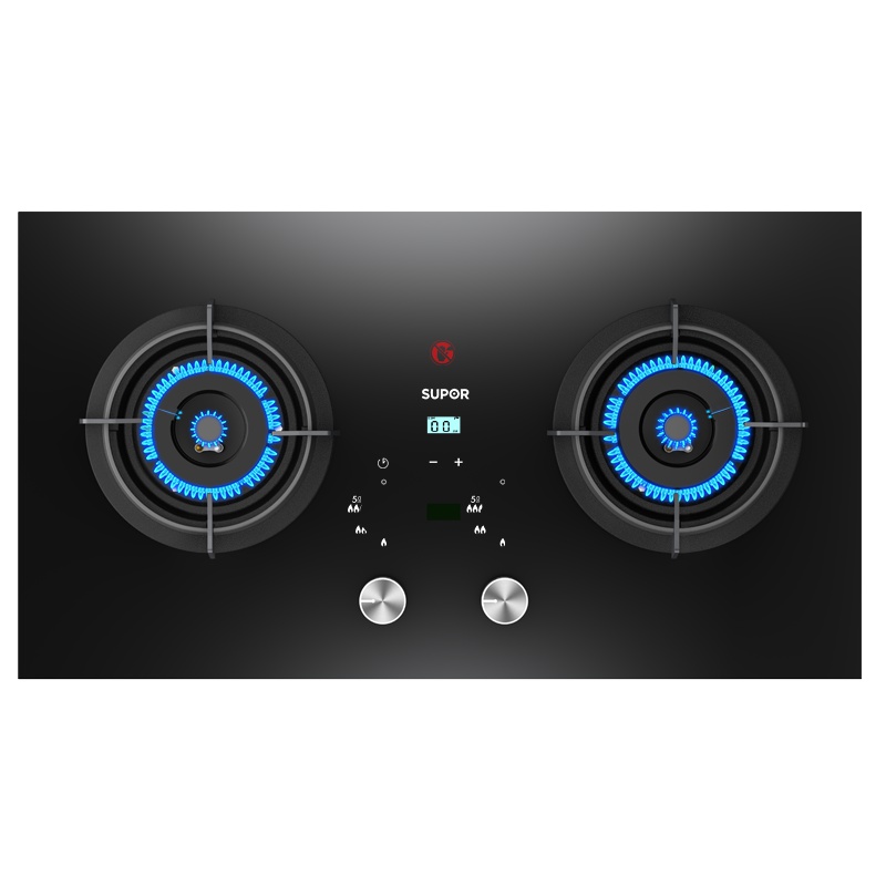 苏泊尔(SUPOR)JZY-DB2Z1A智能定时燃气灶煤气灶双灶灶具猛火全进风红点防烫台式嵌入式(液化气)