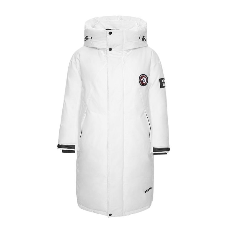 高梵羽绒服女中长款2019新款时尚韩版休闲加厚极寒白鸭绒冬季外套