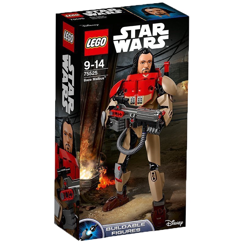 乐高(LEGO)星球大战系列 Baze Malbus 75525 9-14岁 儿童积木塑料玩具 100-200块