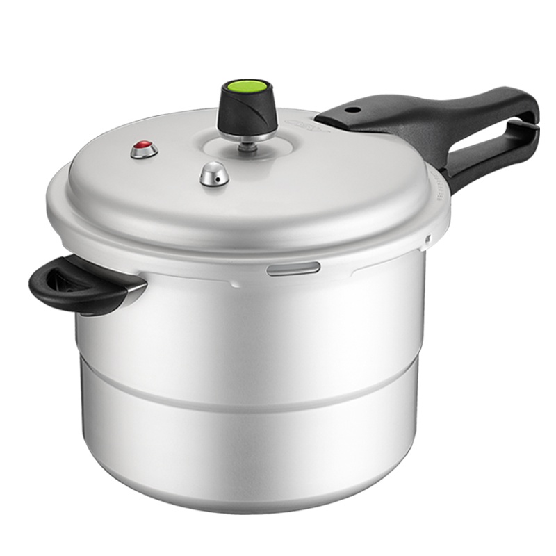 爱仕达(ASD)高压锅 JX7524TE 24CM六保险T型铝合金压力锅燃气电磁炉通用 蒸煮两用 带蒸片加厚安全防爆锅具