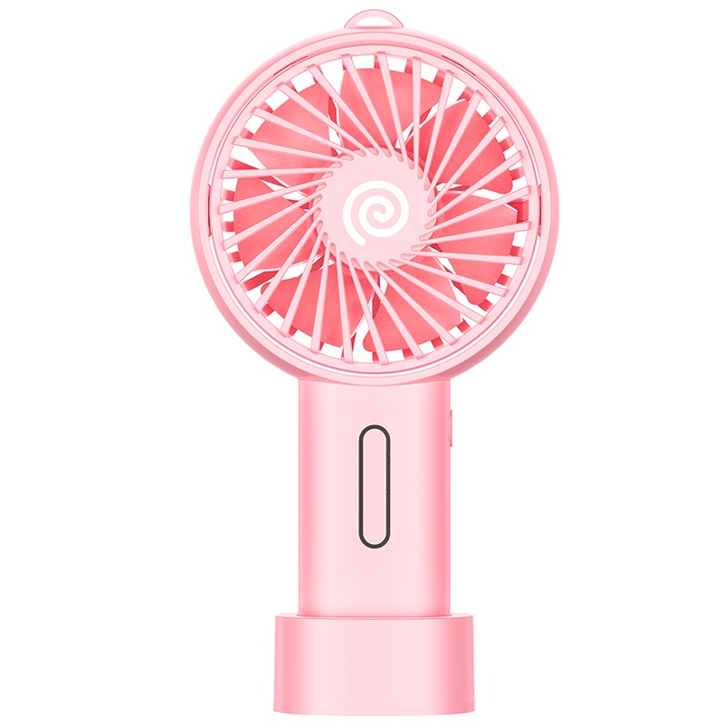 ROCK 便携式迷你风扇大风力随身吹无线风扇手持风扇分离底座USB充电持久续航