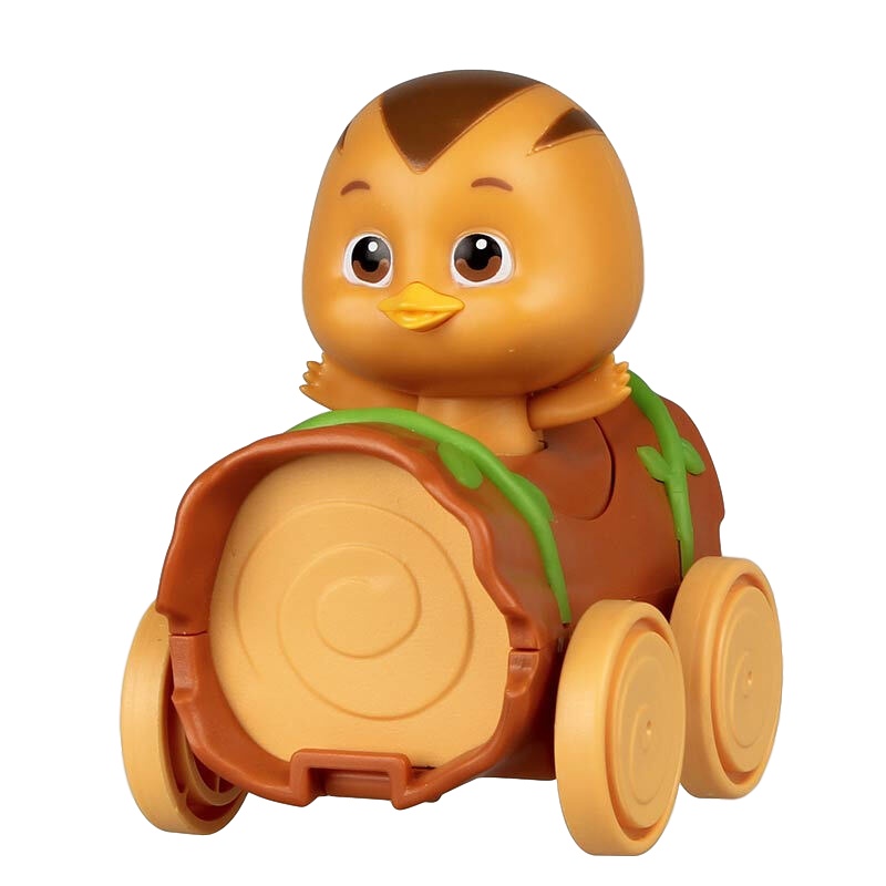 奥迪双钻(AULDEY)萌鸡小队惯性滑行丛林卡车麦奇朵朵 奥迪双钻男孩女孩儿童玩具礼物 810110 丛林卡车-萌鸡大宇