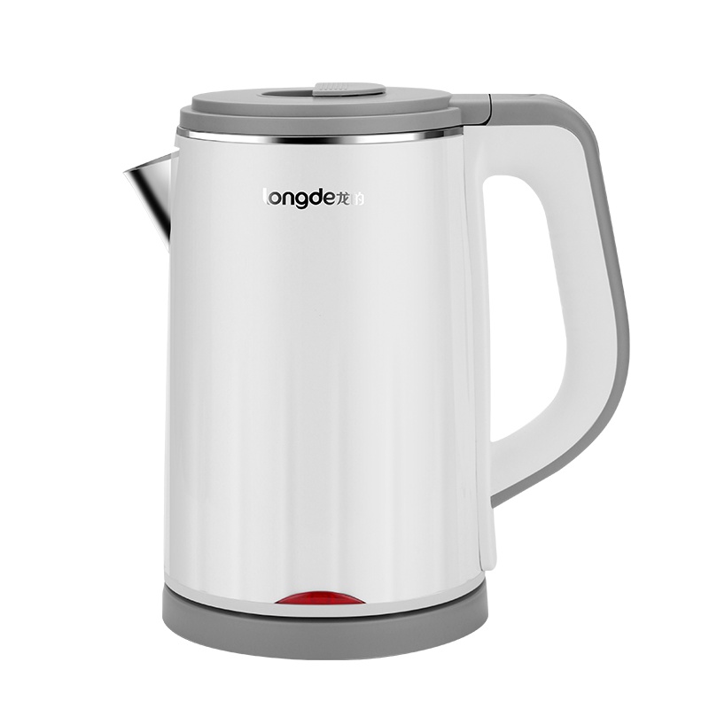 龙的(longde)LD-SH1261 电热水壶 304不锈钢 1.2升容量 双层防烫 单个价
