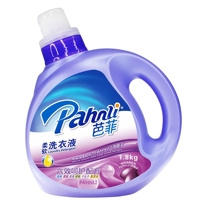 芭菲六效呵护配方柔软洗衣液1.8kg