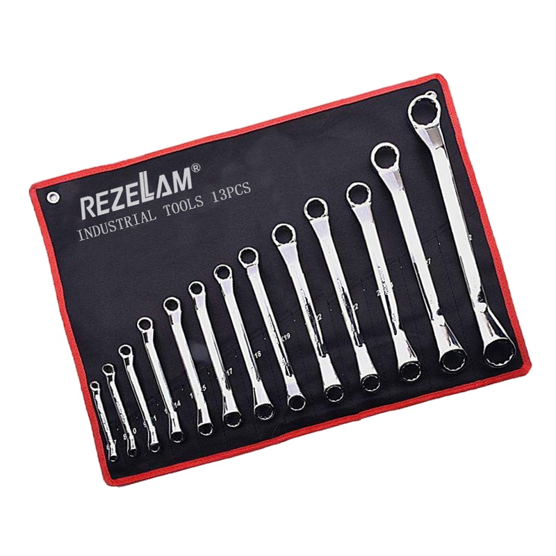德传 双梅花扳手套装13件