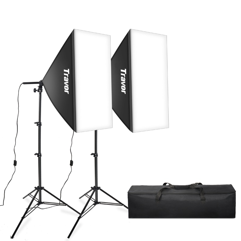 旅行家led补光灯摄影灯 小型室内拍摄灯光 人像拍摄静物拍摄打光灯直播灯 两件套