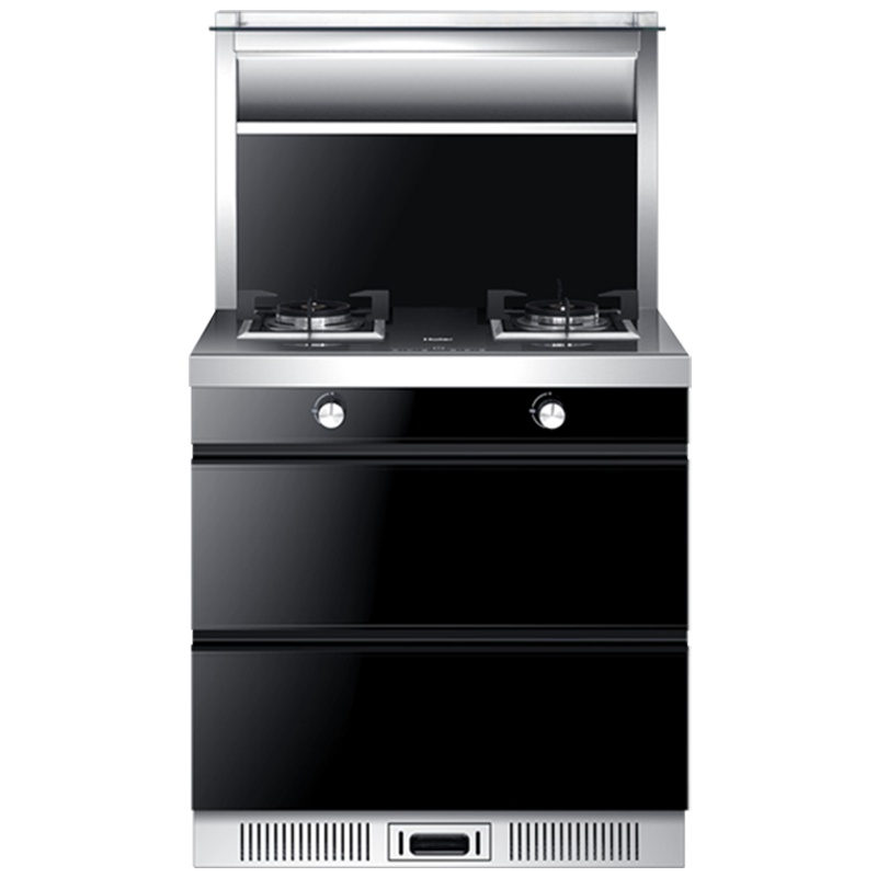 海尔(Haier)集成灶环保JJZT-JE7C(12T)侧吸式抽油烟机燃气灶具保洁柜套装天然气14-15(m3/min)