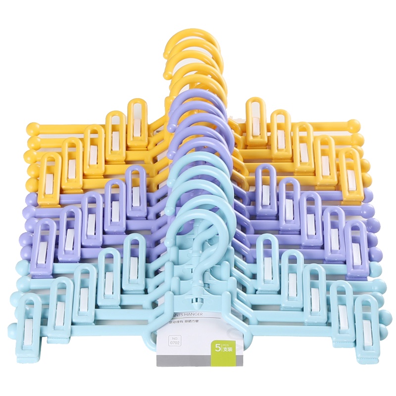 茶花 0702 晾衣架子裤架子裤夹子裤挂晒衣架 (单位:组)