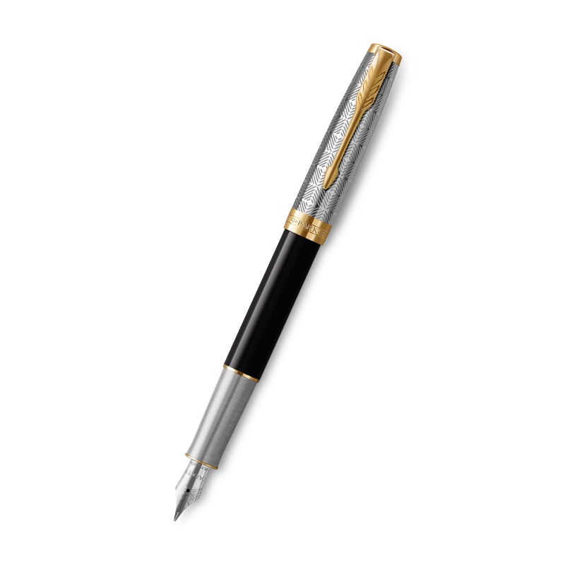 派克(PARKER) 钢笔 新款卓尔致臻黛黑墨水笔