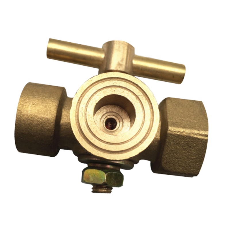 巨成 黄铜压力表 三通旋塞阀 全铜160克(4分×M20*1.5) 企业定制 起订量2个
