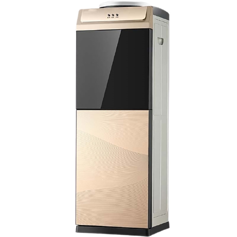 饮水机家用立式冷热小型台式妖怪宿舍办公室节能冰温热制冷开水机 金色 冰温热