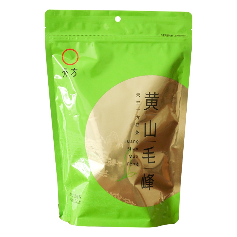 新茶春茶安徽天方茶叶250g黄山毛峰绿茶春茶 袋装茶叶 雨前烘青绿茶