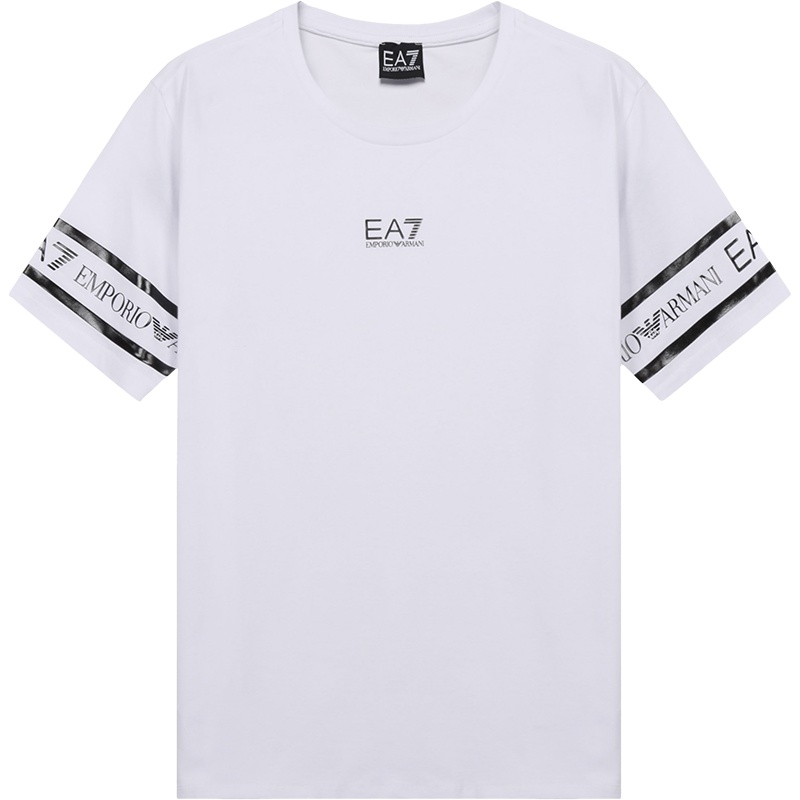 EMPORIO ARMANI EA7 阿玛尼 女士 棉质宽松版圆领短袖T恤3KTT19 TJ29Z