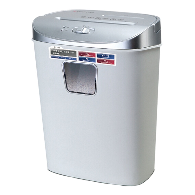 [苏宁自营]齐心 2701 碎纸机 纸箱容量21-30L(台)