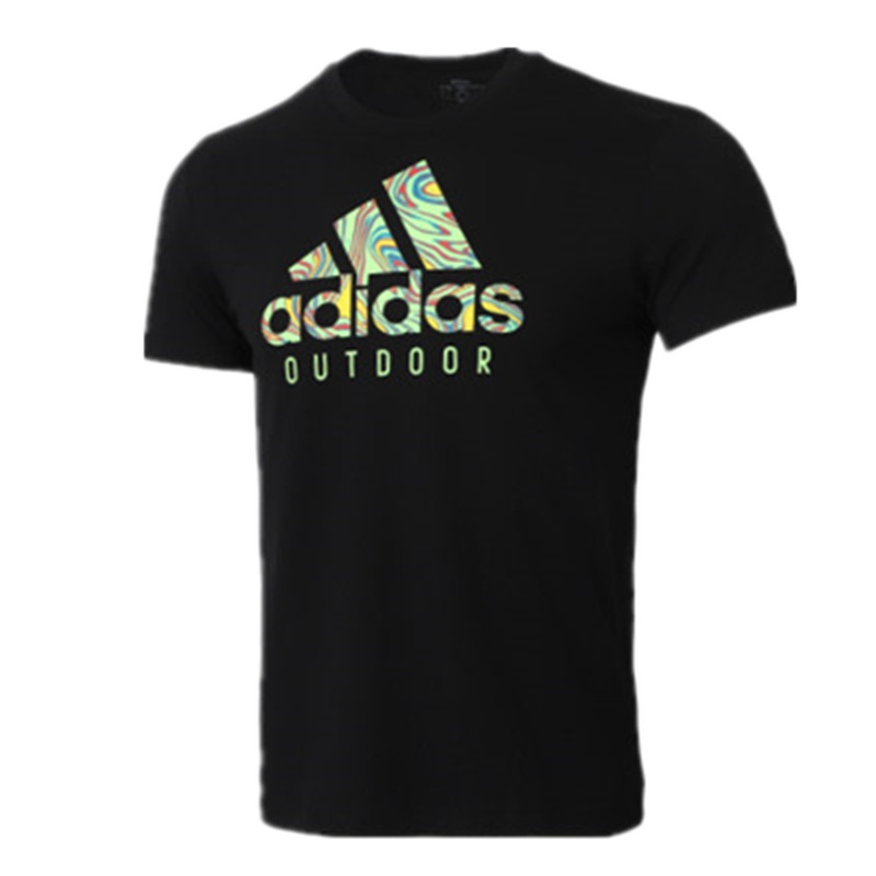 Adidas短袖男2020夏新款圆领透气运动宽松休闲T恤FM7528 FM7529