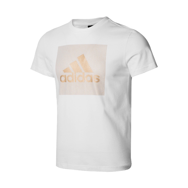 ADIDAS阿迪达斯 2019新款 男子运动休闲时尚透气宽松棉质舒适短袖T恤 DY8653