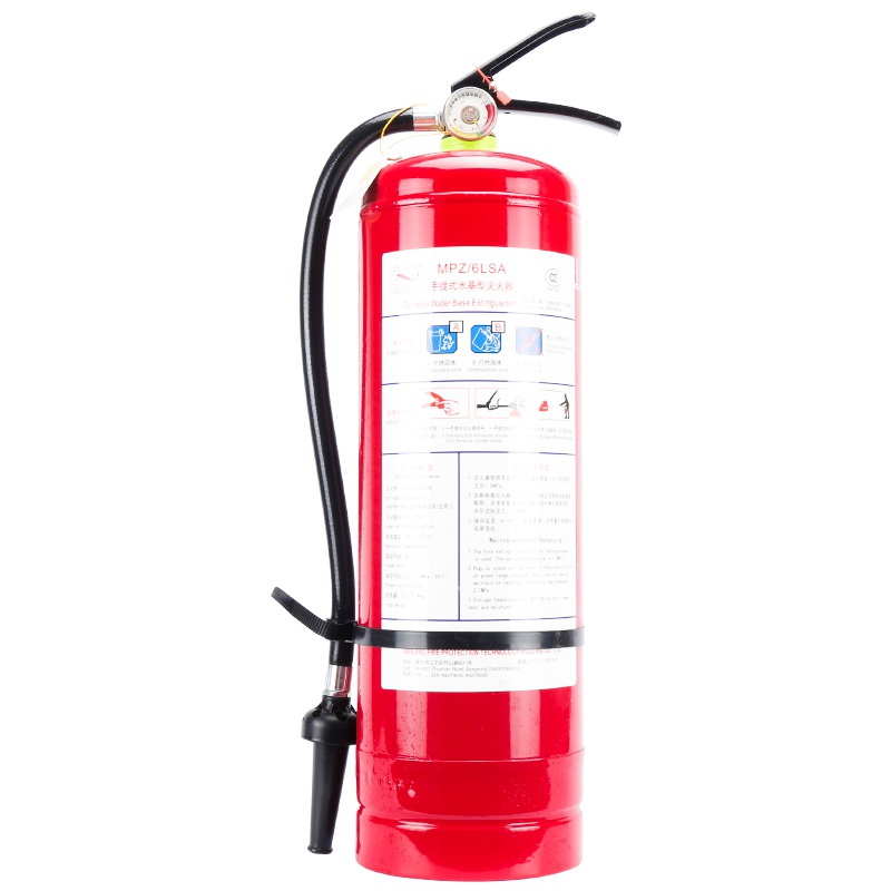 金枪鱼消防认证6L手提式水基泡沫灭火器MPZ6水基灭火器机房用化工油库加油站用