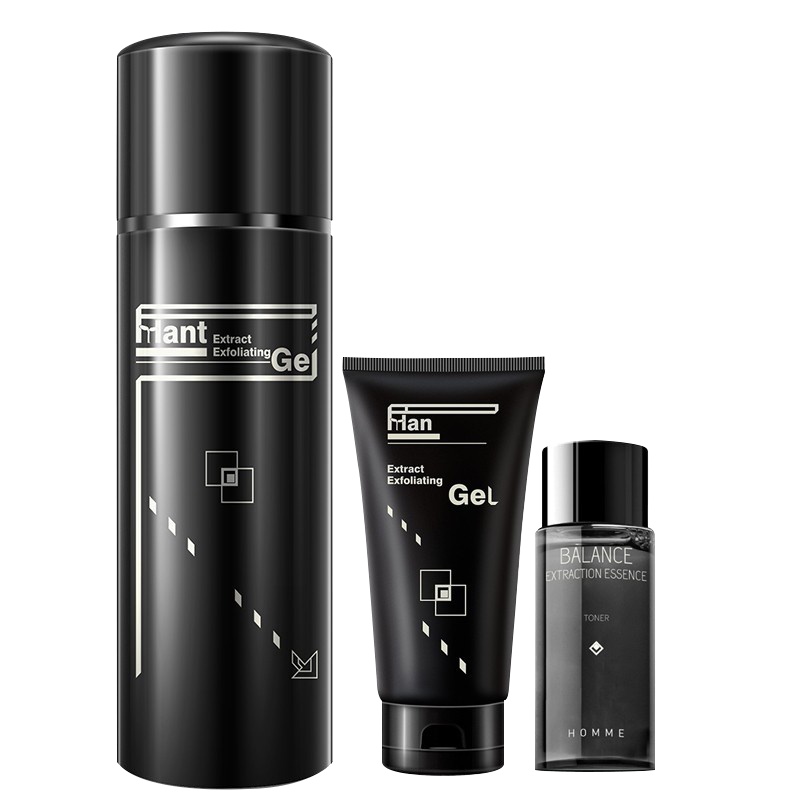 和风雨男士去角质男面部啫喱嫩肤洗面奶男生洁面乳洗脸奶控油淡印 去角质啫喱[150g]买一送二