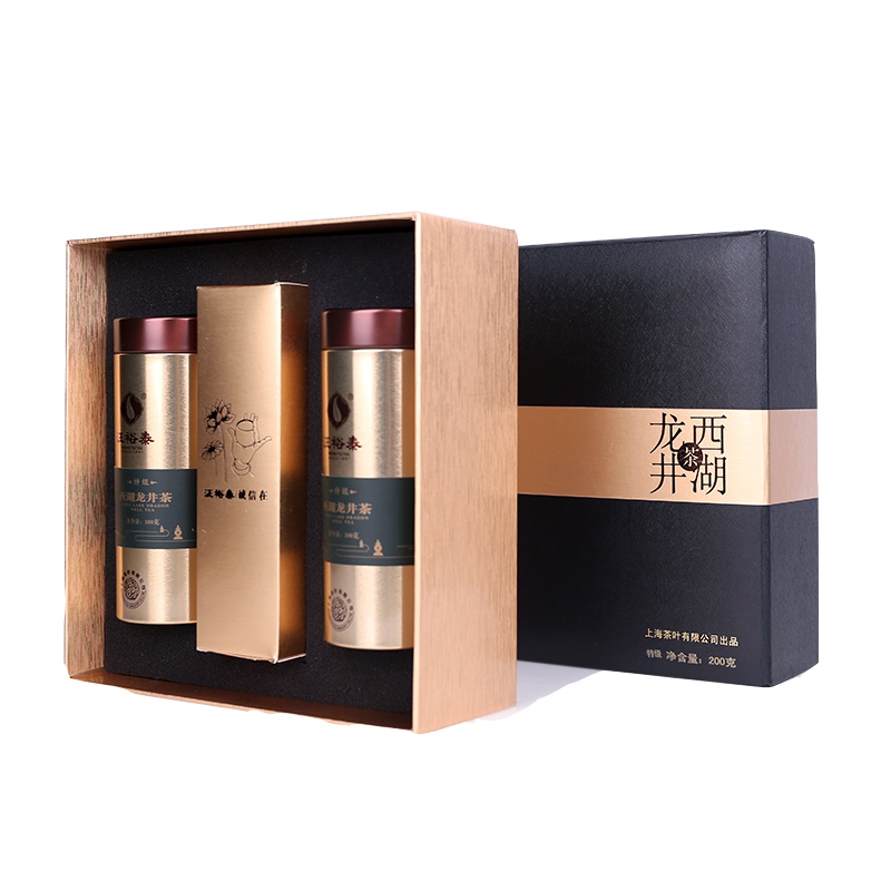 2019新茶 汪裕泰 明前特级 西湖龙井 200g礼盒装 头采绿茶 茗茶 茶叶