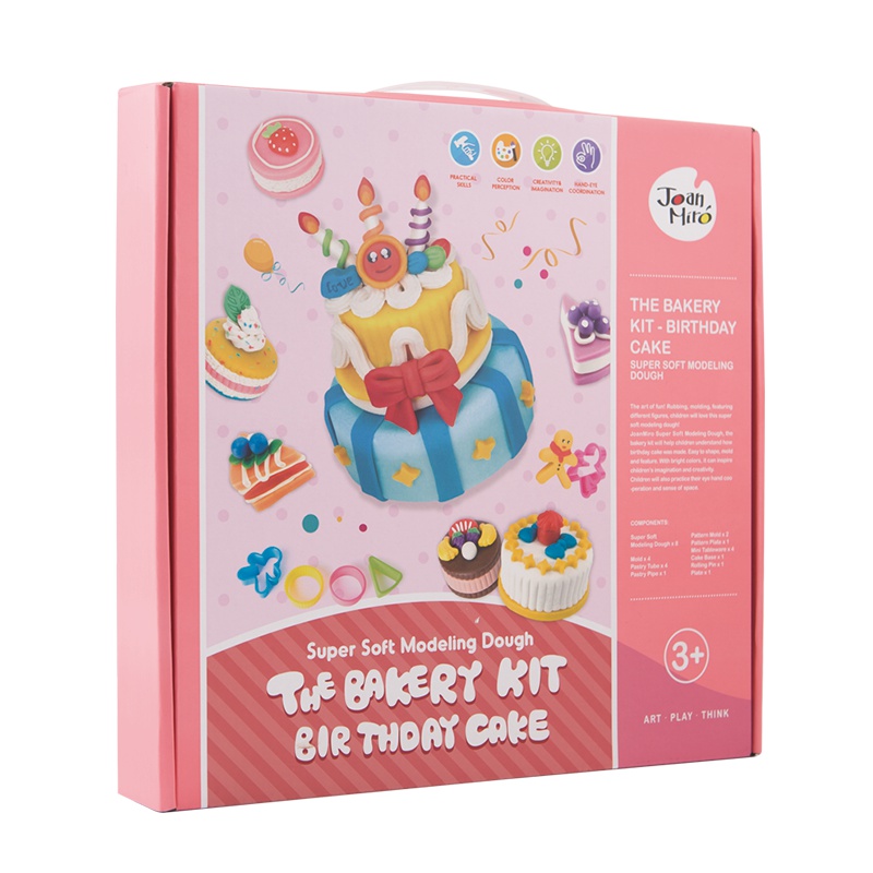 Joan Miro 美乐童年 儿童橡皮泥彩泥套装蛋糕机模具工具套装粘土过家家玩具
