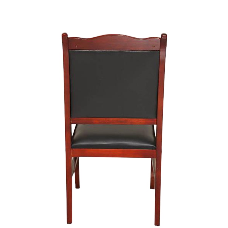 简约 木质皮革 办公椅 会议椅 红木色 图色