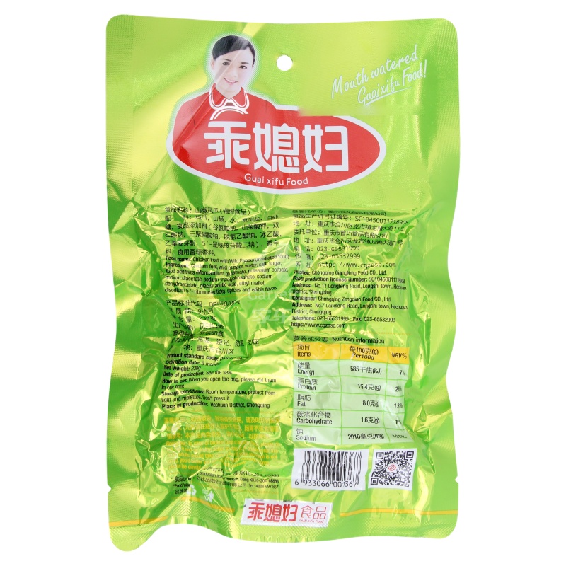 乖媳妇山椒凤爪238g