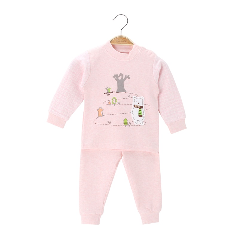 小马波迪宝宝秋衣套装纯棉儿童保暖内衣婴儿男童秋裤春秋女童全棉睡衣秋冬