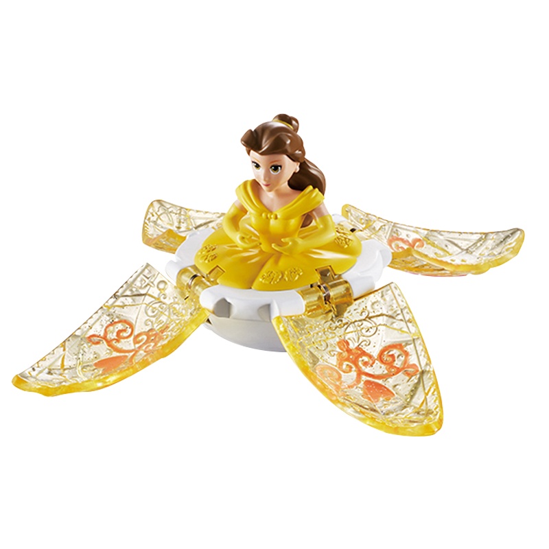 灵动创想迪士尼舞动公主陀螺儿童女孩玩具新款旋转魔幻小坨螺贝儿6654