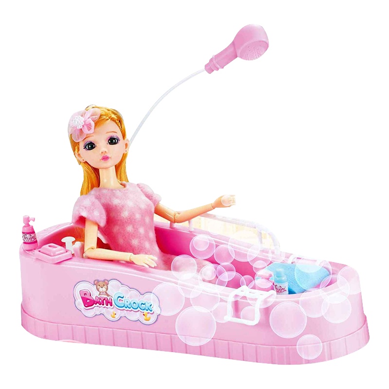 雅斯妮遇见悠闲时光梦幻泡泡浴-自动出水浴缸YSN-XV755-188男孩女孩过家家玩具