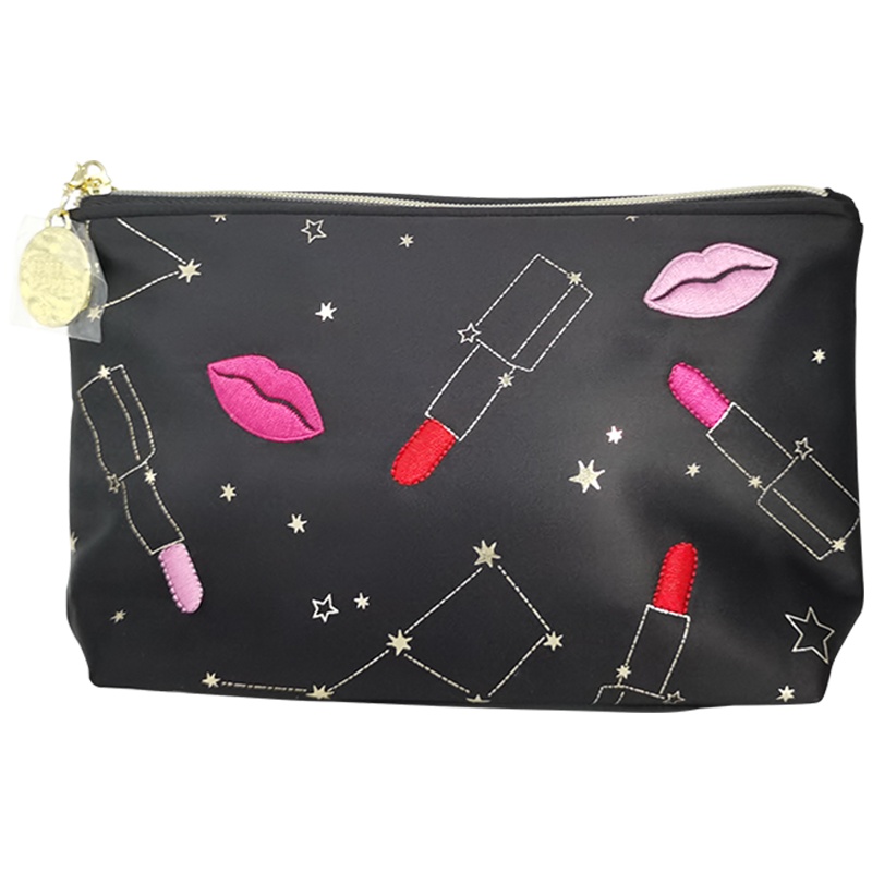 雅诗兰黛(Estee Lauder)新款黑色红唇星座化妆包