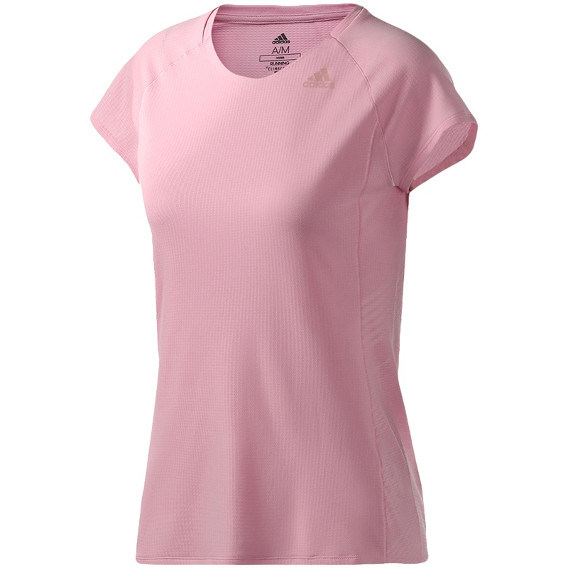 阿迪达斯女服装短袖T恤透气运动跑步服装DZ0111