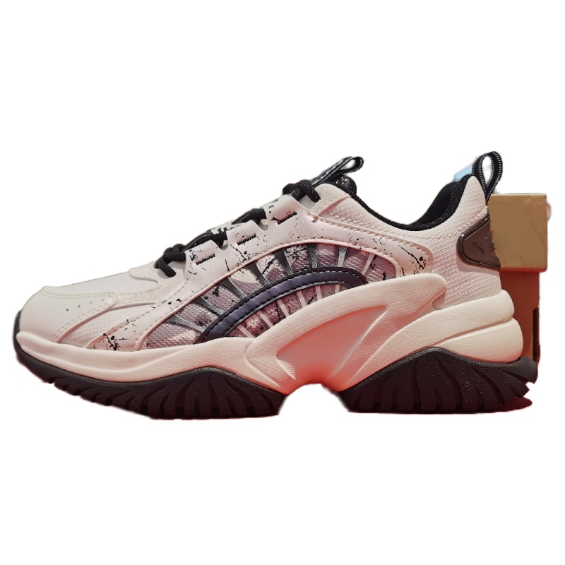 安踏女鞋运动休闲鞋2021春款 夏季透气老爹鞋新款 板鞋 122117758