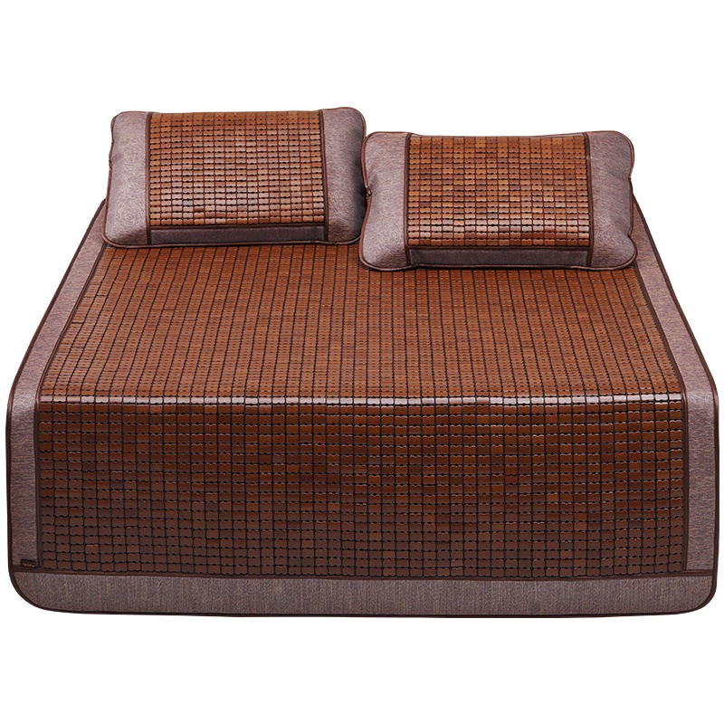 老席匠床席夏季凉席高档麻将凉席学生碳化纯色麻将竹席子