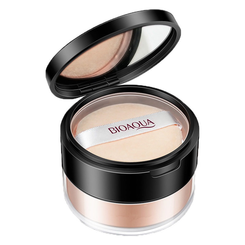 泊泉雅柔光丝滑 蜜粉自然亮采 轻盈细腻 散粉定妆粉 02#象牙白蜜粉