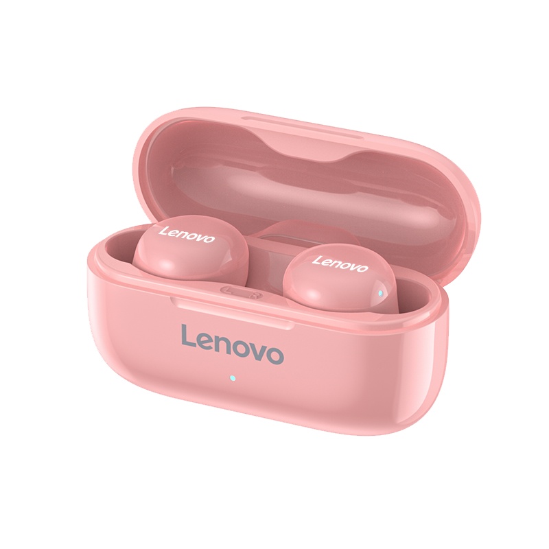 联想(Lenovo)蓝牙耳机 LP11粉色 真无线蓝牙耳机入耳式双耳运动防水迷你智能触控通话降噪苹果华为手机通用