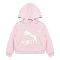 彪马（PUMA）女大童大LOGO连帽针织休闲运动卫衣 580288-85