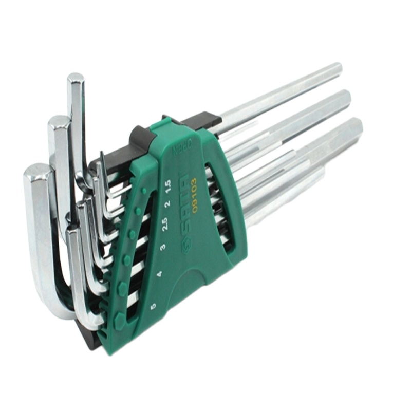 世达 SATA 09103 9件公制特长内六角扳手组套 1.5-10mm 1套