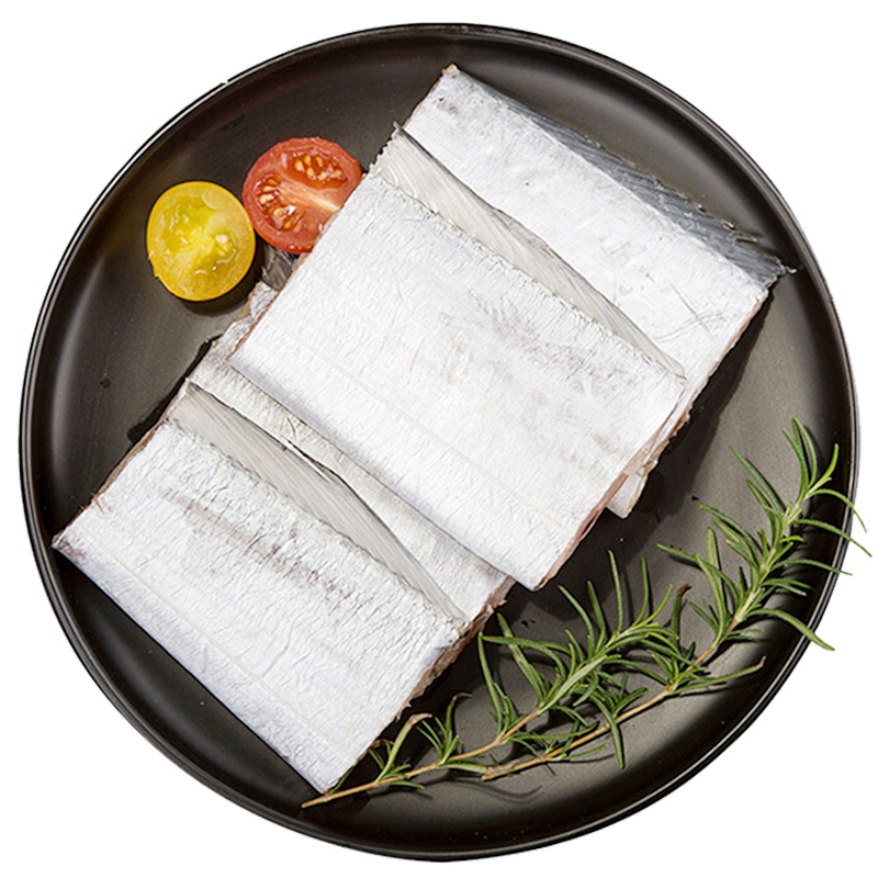 禧美海产 冷冻新鲜带鱼段1kg