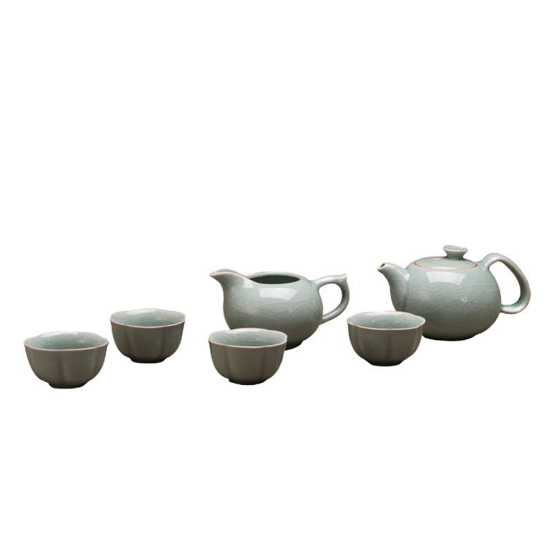 万春和 源远流香六杯茶艺组茶具套装200ml