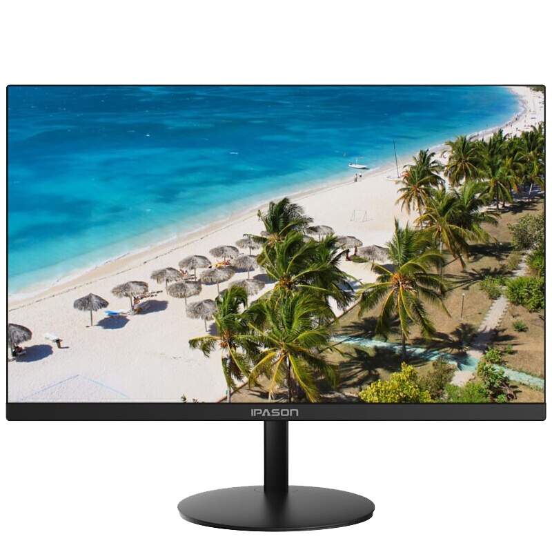 攀升 E241L 23.8英寸IPS技术屏 广视角窄边框爱眼不闪屏 可壁挂 电脑显示屏 黑色