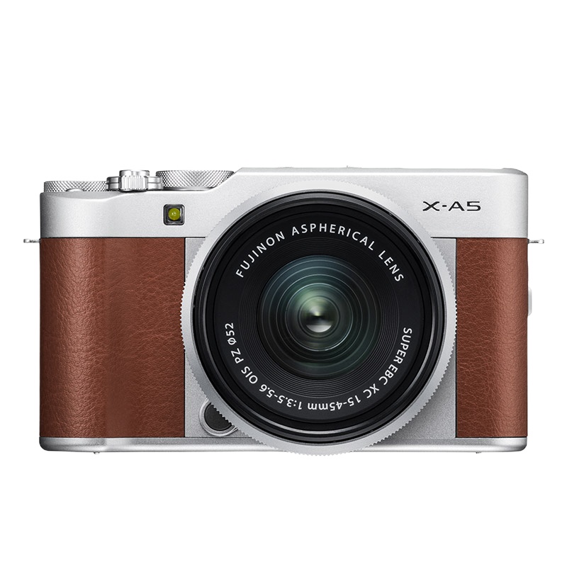 富士(FUJIFILM) X-A5（15-45mm）星光棕 单镜头套装 数码微单相机