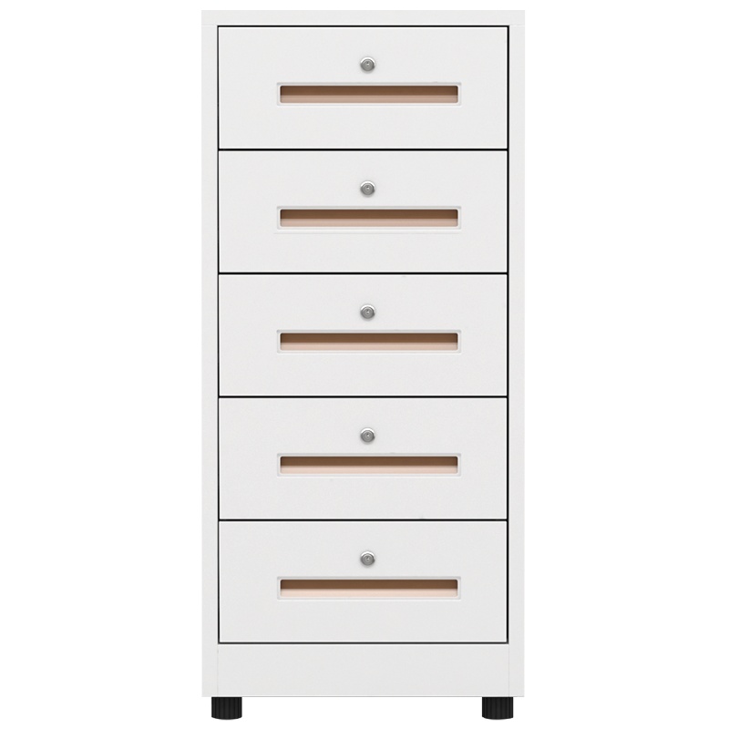 鑫金虎 文件柜矮柜办公柜铁皮柜抽屉矮柜带锁阳台储物柜单门小柜子